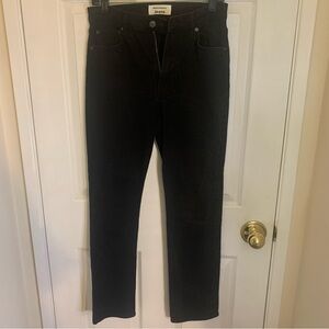 REFORMATION black straight jeans
